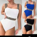 Solid Pattern Bikini for Beach Occasions Swimwear for sale