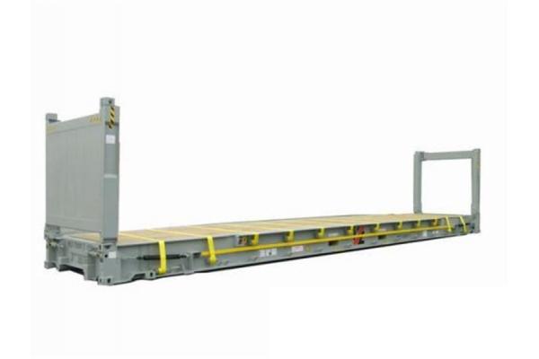 20 Feet Used Flat Rack Containers / Dry Storage Containers 6.06m Length