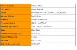 China High Performance  Sealed Wheel Hub Bearings 566427.H195 58*110*115mm supplier