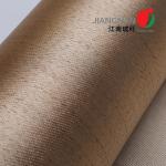 Ht800 Golden Fiberglass Cloth For Welding Blanket Fiber Glass Cloth for sale