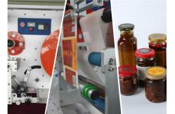 China Safe Hygienic Round Bottle Label Applicator Dual Positioning supplier