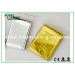 Customized Silver Emergency Thermal Blanket / Waterproof Emergency Foil Blanket for sale