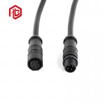 Black White LED Light 2 PIN 3 PIN Watertight Power Connector