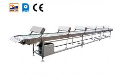 China Fully Automatic Marshalling Cooling Conveyor Stainless Steel Material supplier