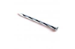 China Angular Spiral Zinc Galvanized Nails Customized Against Corrosion supplier