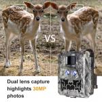 KW591 outdoor trail hunting camera no-glow Two sensor 1080P FHD Hunting Camera  night viison for sale