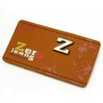 Debossed Custom Leather Labels , Personalized Clothing Labels Monogrammed