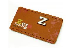 China Debossed Custom Leather Labels , Personalized Clothing Labels Monogrammed supplier