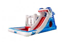 China Aldult  Outdoor Rental Inflatable Large Water Slides With Bouncy supplier