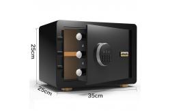 China Home Brown Digital Electronic Security Safe Box More Storage Space supplier