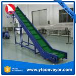 Elevating Belt Conveyor with Baffes and Skirts for sale