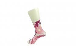 China Mens Printed Socks With Good Elasticity , Elastane / Polyester Printed Ankle Socks supplier