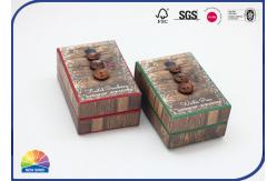 China Snow Man Soap Rigid Shoulder Box With Button Matte Lamination supplier