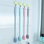 OEM Flexible Collapsible Silicone Bottle Cleaning Brush