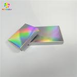 Customized Printed Glitter Paper Box Packaging Cosmetic Holographic Laser For Gift for sale