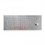 84 Key Washable  Industrial Keyboard With Trackball , stainless steel keyboard for sale