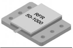 China 1000W BeO AlN Al2O3 20*30mm Flange Mount Resistor DC 6GHz supplier