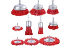 China Nylon Filament Abrasive Wire Wheel Brush Set 10 Pack supplier