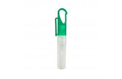 China SS316 Spring Mini Pump Sprayer Pen Hand Sanitizer 8ml 10ml Hanging Buckle Cover supplier