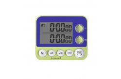 China Magnetic Dual Digital Timer Cooking Countdown Timer Kitchen Baking Tools supplier