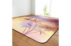 China Butterfly Living Room Floor Carpets Large Dining Room Rugs Machine Washable supplier