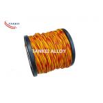 G Glassfiber Type K Extension Thermocouple Cable Insulated Anti Abrasion for sale