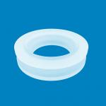 Frosted Fused Silica Quartz Flange High Chemical Purity Long Service Life