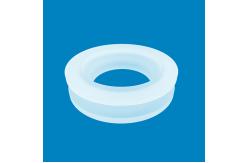 China Frosted Fused Silica Quartz Flange High Chemical Purity Long Service Life supplier