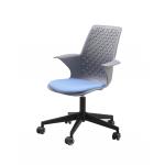 OEM & ODM Plastic Office Chairs With 360 Swivel Writing Pad for sale