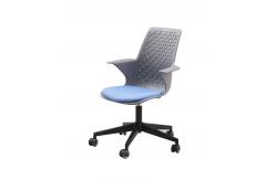 China OEM & ODM Plastic Office Chairs With 360 Swivel Writing Pad supplier