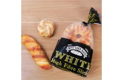 China Plastic Clear PE Wicker Bread Packaging Bags Custom Logo Printed supplier