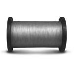 0.065 - 0.1mm Diamond Cutting Wire High Carbon Steel Core For Crystal Silicon Slice for sale