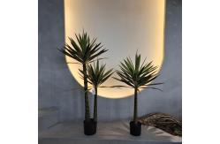 China Lush 100-130cm Silk Artificial Yucca Tree All Weather Waterproof Faux Plant supplier