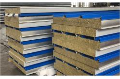 China Sandwich Panel Rockwool Exterior Insulation Board 48kg/M3 supplier
