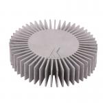 sunflower shape aluminum profile anodized clear finished aluminum heat sink 6063-T5 radiator for LED for sale