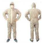 Microporous Disposable Coverall Suit Disposable Protective Gowns Breathable for sale