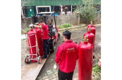 China 180L NOVEC 1230 Fire Suppression System For Oil Depot Fire Protection supplier