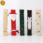 Christmas Packaging 300gsm Candy Shape Cosmetic Packaging Box With Ribbon for sale