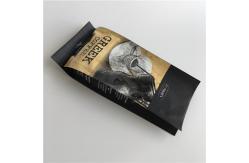 China Customized Printing 250g Four Side Sealed Stand Up Coffee Pouches With Valve supplier