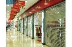 China Anti Theft 2.2mm PC SS 201 Clear Roller Shutters supplier
