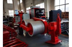 China 60kN Hydraulic Overhead Powerline Stringing Equipment 5km/H Pulling supplier