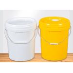 Round Five Gallon Plastic Buckets With Long Lasting UV Resistance for sale