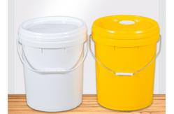 China Round Five Gallon Plastic Buckets With Long Lasting UV Resistance supplier