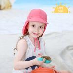 Neck Cover 46cm Childrens Beach Hats Wide Brim UPF 50+ 100% Polyester for sale
