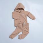 Teen Girls Boys Winter Fleece Set With Hoodie And Logo Embroidery for sale
