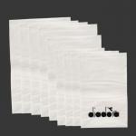 White Eco Biodegradable Square Note Open End Extra Mini Small Medium Glassine Envelopes Glassine Paper Bags for sale