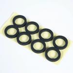 Black Waterproof Foam Cotton Pad Single Side Silicone Rubber Ring for sale