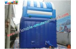China Outdoor Inflatable Water Slides With Slide Pool , Inflatable Sport Games supplier