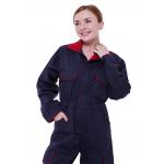 China Unisex Heavy Duty Overalls / Work Clothes Coveralls With Brass YKK Zipper for sale