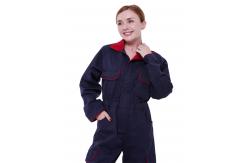 China Unisex Heavy Duty Overalls / Work Clothes Coveralls With Brass YKK Zipper supplier